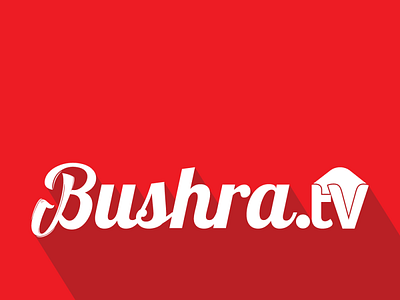 Bushra TV Logo 2 bushra tv logo bushra tv logo design flat logo design illustration latter logo logo logo design minimalist logo typography logo vector