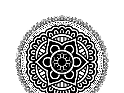 Simple Mandala Art Design 16 pattern design