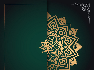 Golden Color Mandala Art Design 14 luxury mandala creative mandala pattern design