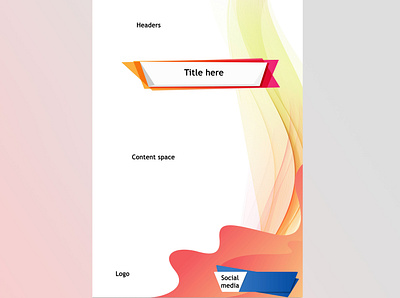 Vertical poster - outline simple basic postcard poster poster design seminar simple webinar