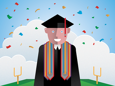 Grad Shot! 2015 chapman graduation graphic design illustration