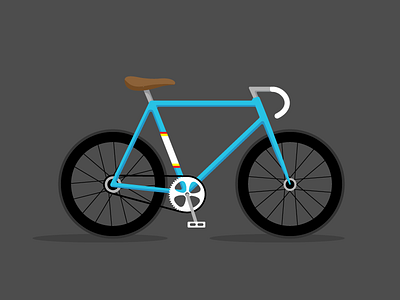 My Stella bike fixie illustration rebound stella