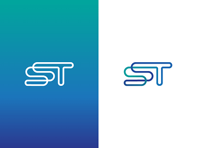 SST Group Inc. brand gradient group identity line logo medical monogram sst technology