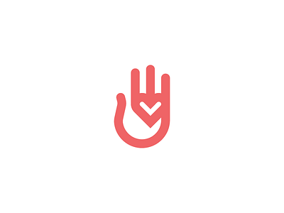 OutDoc empathy hand heart lgbtq logo love share sign startup