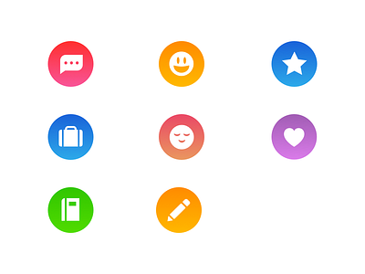 Lark Icons app chat feelings heart icons lark mindfulness notes other star work