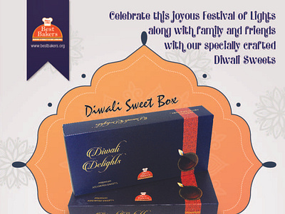 Diwali sweet box poster branding graphicdesign