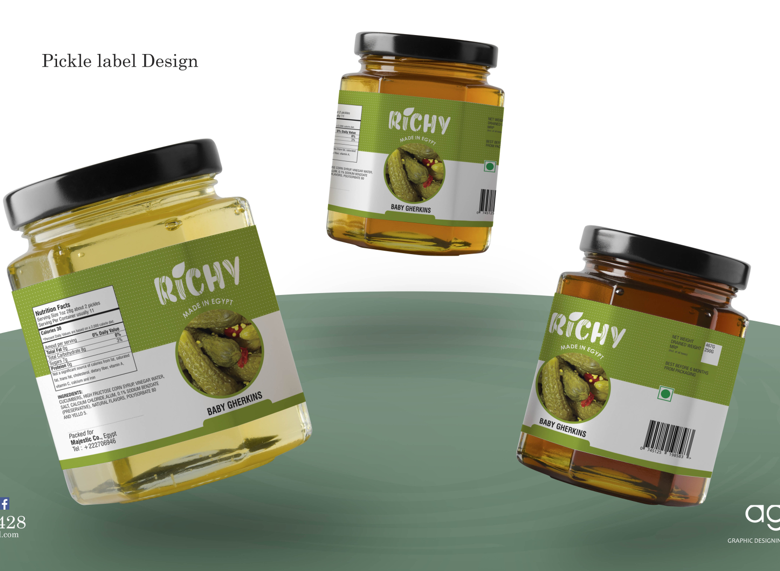 Pickle Label Design By Anish Agee Media On Dribbble