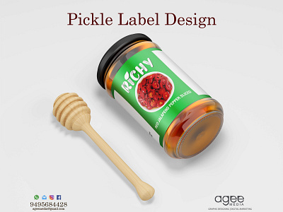 Pickle Label Design ickle label design