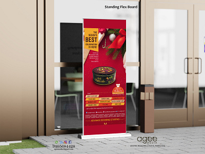 Standing Flex Board Design banner design flex board design graphic design