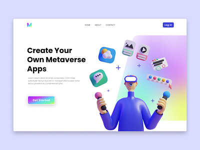 Web3 Metaverse Landing Page