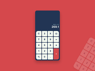 Simple Calculator UI Design