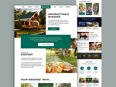 ECO Club conception chill design figma web website weekend