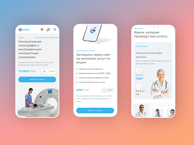 Concept Medical App design doctor figma health medicine mobile responsive version web