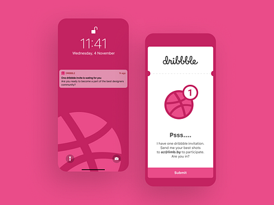 Dribbble invite