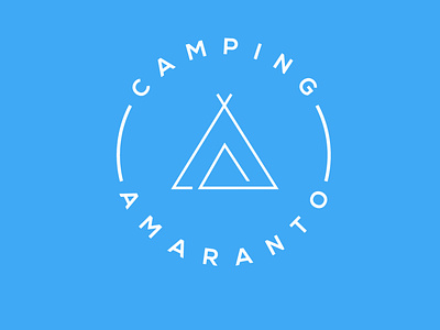 camp camp design icon logo minimal vector