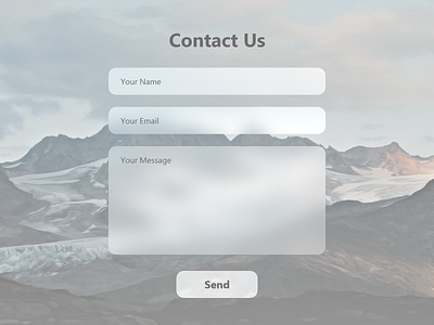 Daily UI #028 - Contact Us
