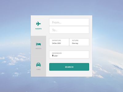 Daily UI #068 - Flight Search