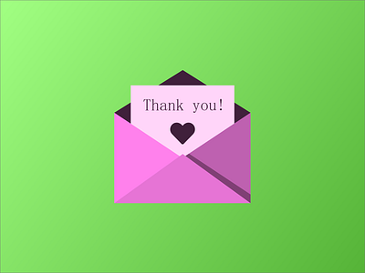 Daily UI #077 - Thank You adobe adobe xd adobexd affinity designer daily daily 100 challenge daily ui dailyui dailyuichallenge design heart letter love thank thank you thanks thankyou ui ux you