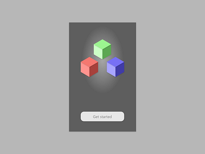 Daily UI #093 - Splash Screen adobe adobe xd adobexd cubes daily daily 100 challenge daily ui dailyui dailyuichallenge design isometric screen splash splash screen splashscreen ui ux