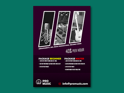 Music Studio Flyer