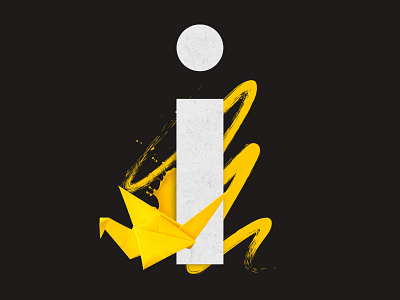 Interact - Display Backgrounds background brush display i origami paint splash typography yellow