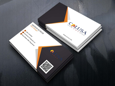 Business Card font and back site designs