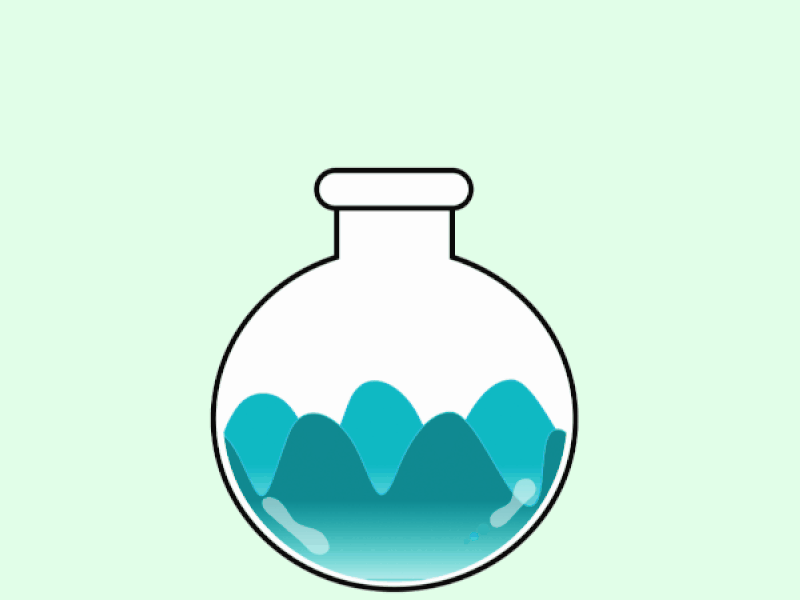 Beaker gif__animation by Ajita Visen on Dribbble