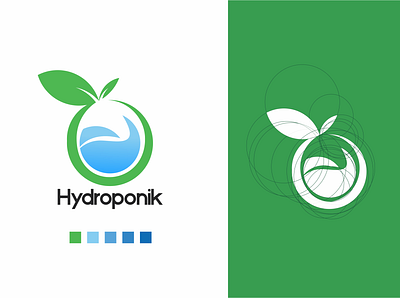 Hydroponik Logo Concept art branding design graphic design icon logo minimal