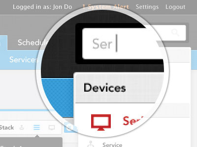 Search Detail blue button grey interface navigation pictos red search ui user interface