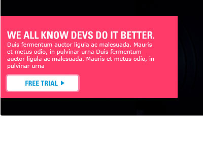 New website design blue button callout design developer pink ui ux web site website