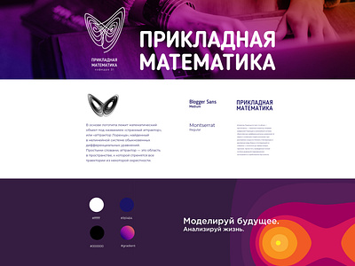 Applied math logo & branding