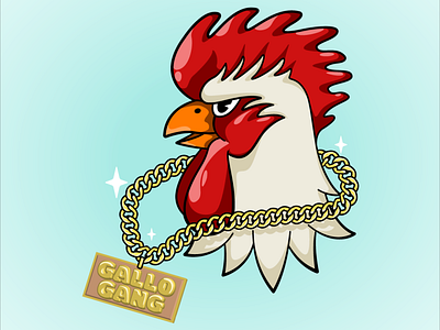 Gallo Gang Rooster digital illustration flat illustration illustration art illustrator rooster vector