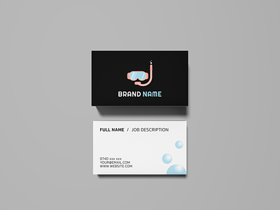 Snorkeling logo business card business card design business cards businesscard design flat logo logo design logodesign logos logotype scuba scuba diver scuba diving snorkel snorkeling swimmer swimmers swimming vector