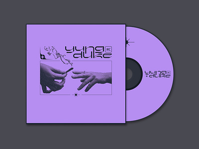 Cover for Yung Duke album albumcover artist cover design graphic design illustrator singer vector