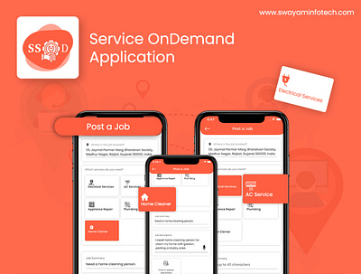 On Demand Service Application androidapp appdevelopment iosappdevelopment iosdevelopment mobiledevelopment on demand app service on demand web development