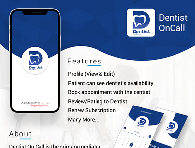 Dentist Appointment Booking App androidapp appdevelopment dentist app dentist appointment booking app dentist booking app iosappdevelopment mobiledevelopment on demand app