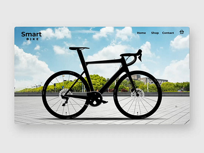 Smart Bike Ui ui ui ux ui design uidesign webdesign