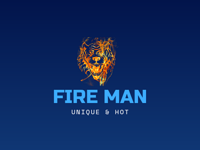 Fire Man - A Demo Logo Design design logo logo design logodesign