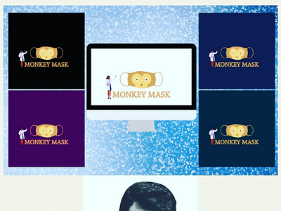 Sample Logo Design - Monkey Mask