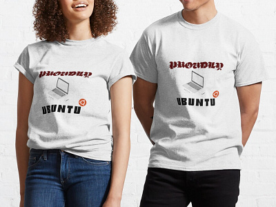 UBUNTU T-shirt Design design designer tshirt tshirt art tshirt design tshirtdesign typography