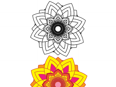 Simple Mandala Design Work