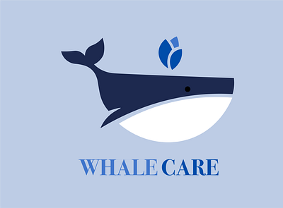 Whale Care branding design graphicdesign logo logodesign logotype whale