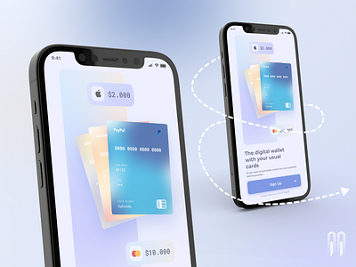 Digital Wallet - UI/UX Concept Mobile App app app design appconcept concept design credit card design digital wallet dykoode figma mobile mobile app design mobile ui money payment reimagine ui redesign uiux uiuxdesign web design website