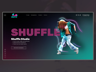 Shuffle design ui ux web