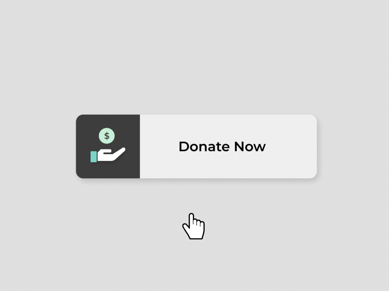 Donate button animation
