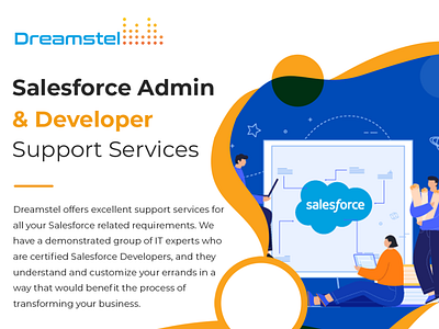 Support for Salesforce admins and developers at Dreamstel Techno it solutions for retail industry salesforce development company salesforce tableau integration