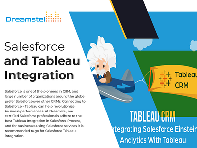 Find the Salesforce Tableau Integration | Dreamstel it solutions for retail industry retail it solutions salesforce consulting company salesforce tableau integration sfdc tableau integration
