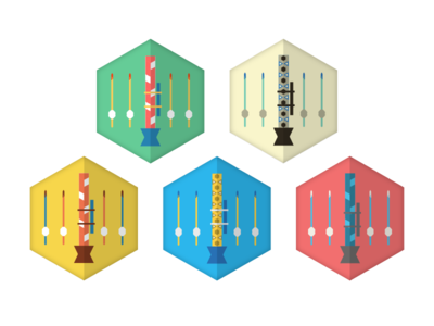 Colorful Blowguns