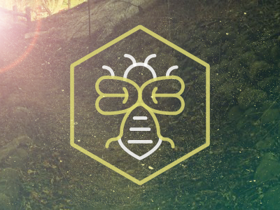 Lil B 2.0 bee bow bumblebee icon identity lens flare yellow