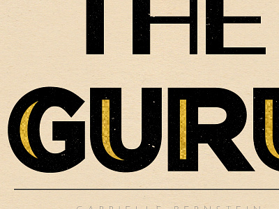 Guru gold guru texture type typography